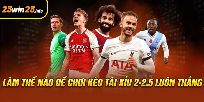 Làm thế nào để chơi kèo tài xỉu 2-2.5 luôn thắng Làm thế nào để chơi kèo tài xỉu 2-2.5 luôn thắng